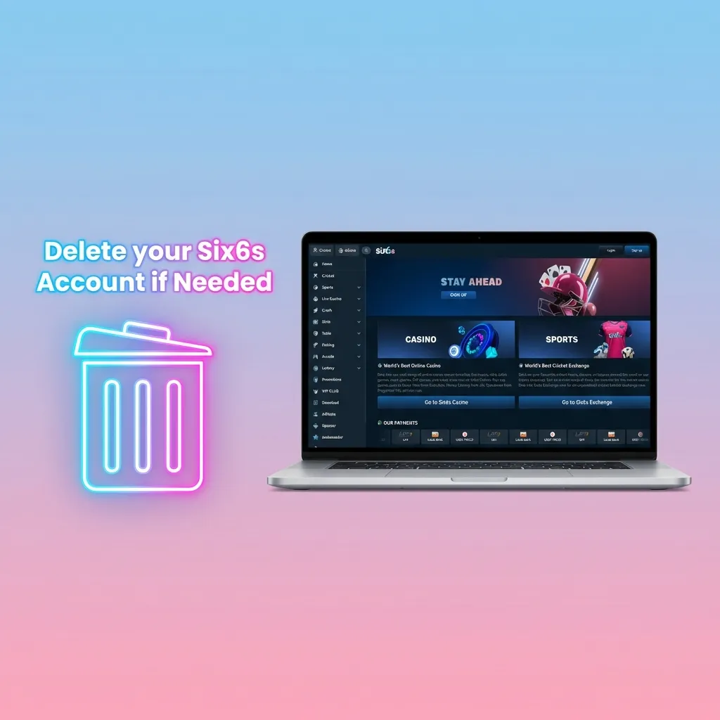 Six6s account deletion process: login, navigate to settings, select close account, or contact support for help.