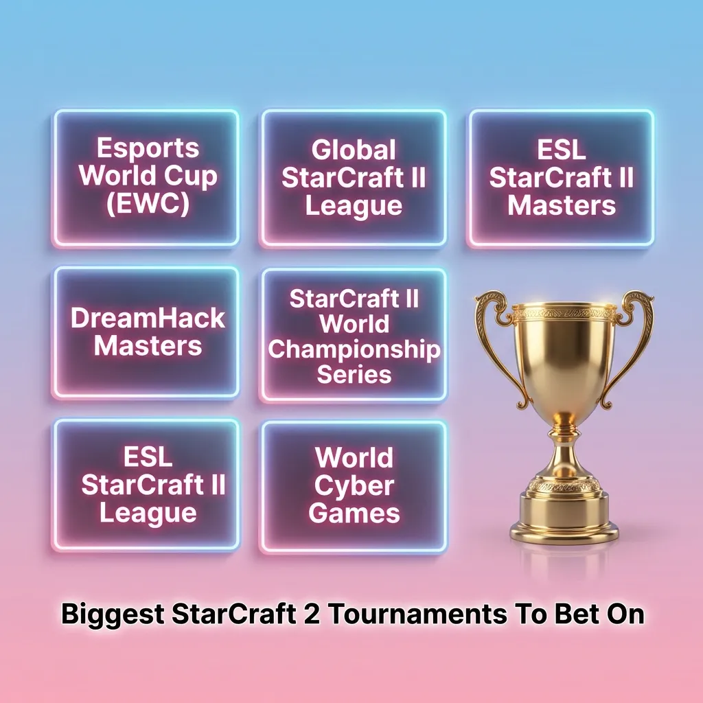 Professional StarCraft II tournament competition with top players battling in prestigious global esports championships